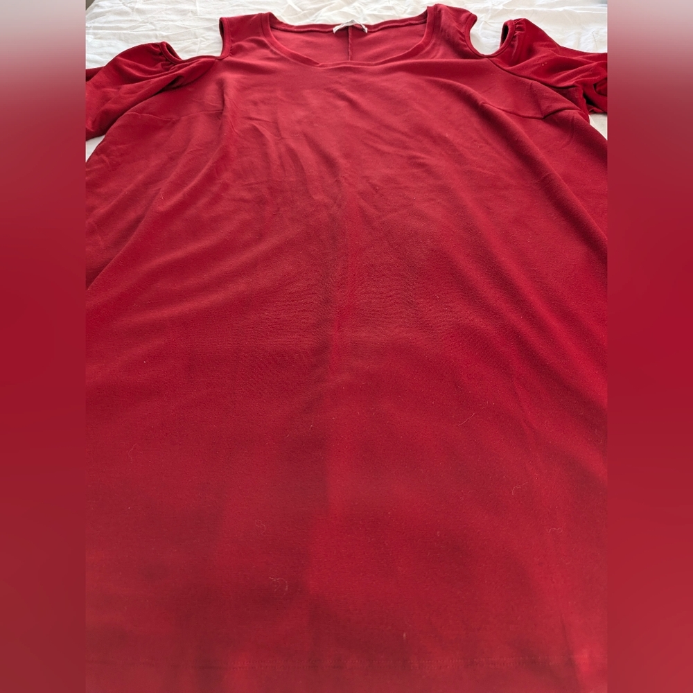 Signature Collection Cold-Shoulder Dress - Picture 3 of 8